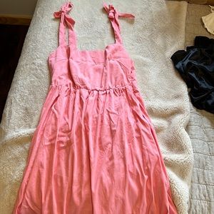 Pink Amazon babydoll dress.